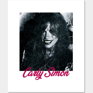 Vintage Carly Simon // 80s Style Posters and Art